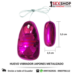 Huevo Vibrador Japones Metalizado