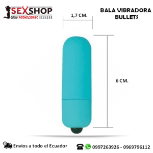 mini bala vibradora bullet medidas