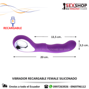 vibrador recargable estimula punto g medidas