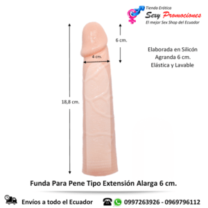 extension para pene piel medidas
