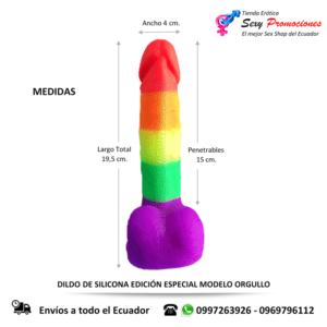 dildo consolador silicona medidas