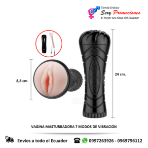vagina vibradora realista con medidas