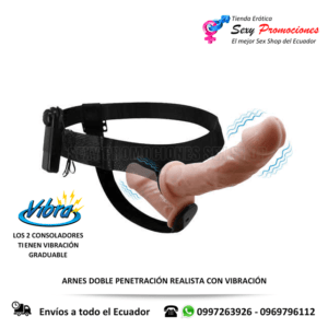 arnes vibrador penetración doble