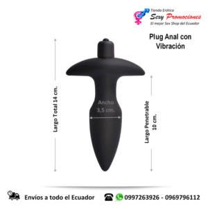 plug anal silicona medidas