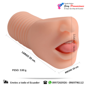 boca masturbadora para hombres medidas