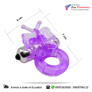 anillo vibrador para pene mariposa medidas