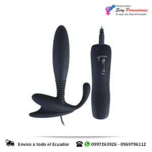 masajeador próstatico plug anal con vibración colores