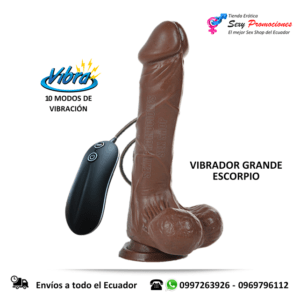 vibrador realista grande mulato 24 cm