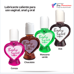 lubricante body sweet sabores disponibles