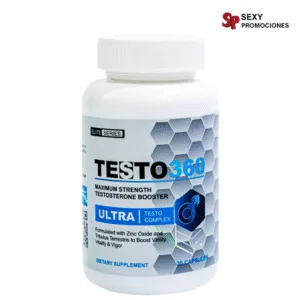 La imagen describe un testo 360 agranda pene