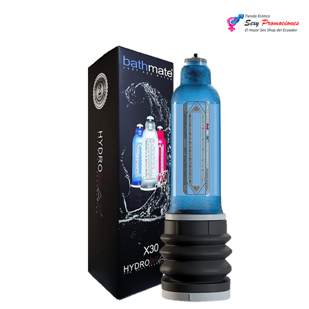 La imagen representa una bomba hidromax x30 bathmate
