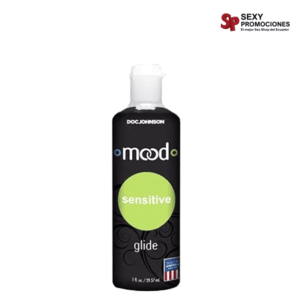 La imagen describe un lubricante mood sensitivo