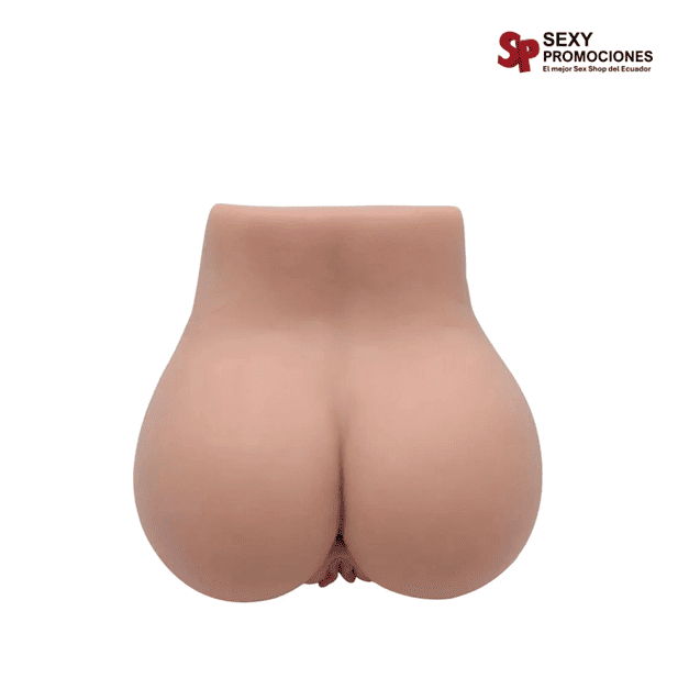 la imagen representa la vista superior de un masturbador para hombres