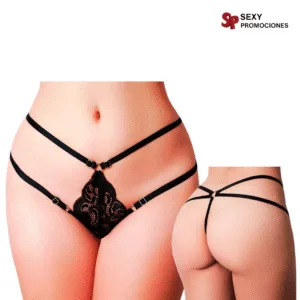 La imagen describe un panty Berna color rojo