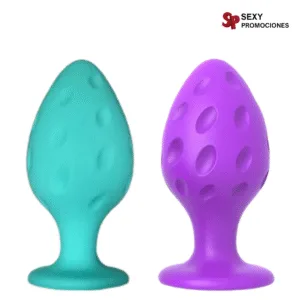 La imagen describe los colores disponibles del plug anal orquidea