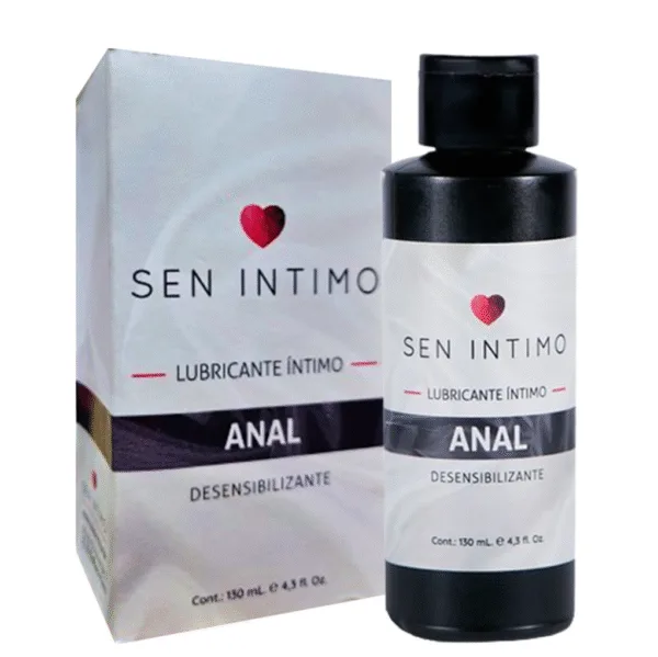 La imagen describe un lubricante sen íntimo anal 130 ml