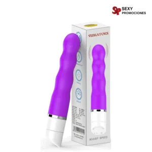 La imagen describe un vibrador terry