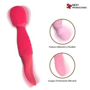 La imagen describe las funciones de una lengua con vibración