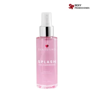 La imagen describe un splash con feromonas sen íntimo