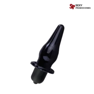 La imagen describe un plug vibrador anal Brandon