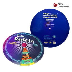 La imagen describe las instrucciones de una ruleta erotica