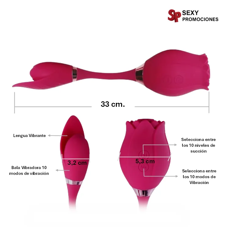 Rosa Succionadora Coqueta - Imagen 2