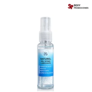 La imagen describe un lubricante íntimo Naturel