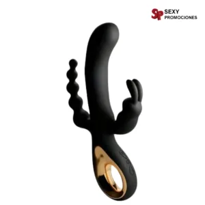 la imagen describe un vibrador trento triple estimulación